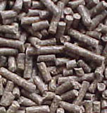 Paper pellet biodegradable litters